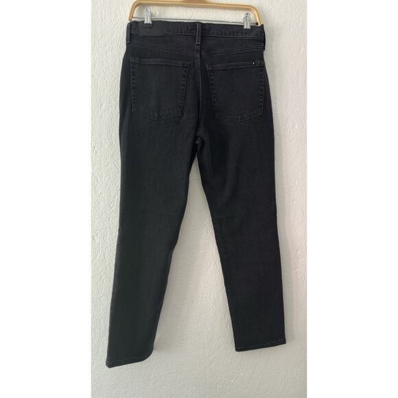 Everlane Jeans Womens 27 Black Crop StraightOrganic Cotton Original Cheeky Denim - Picture 8 of 11